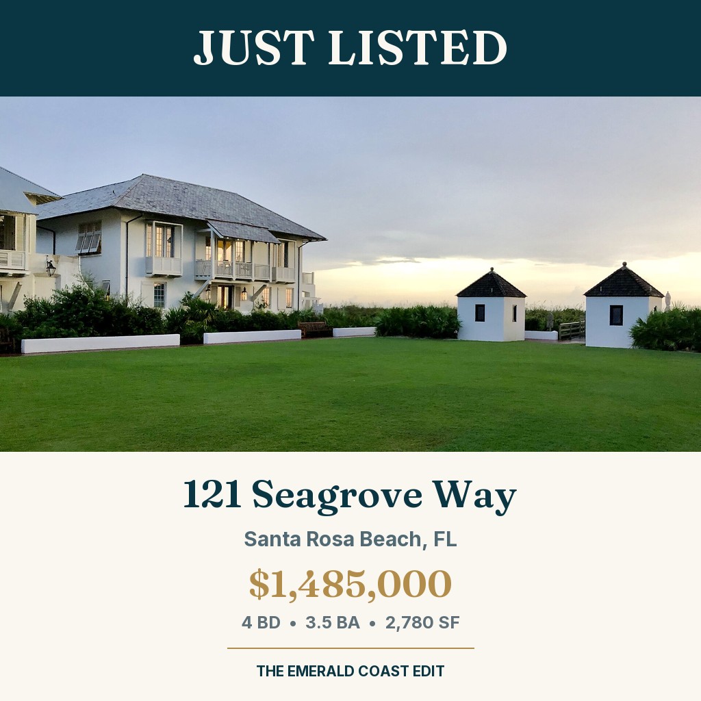 Just Listed — 121 Seagrove Way, Santa Rosa Beach